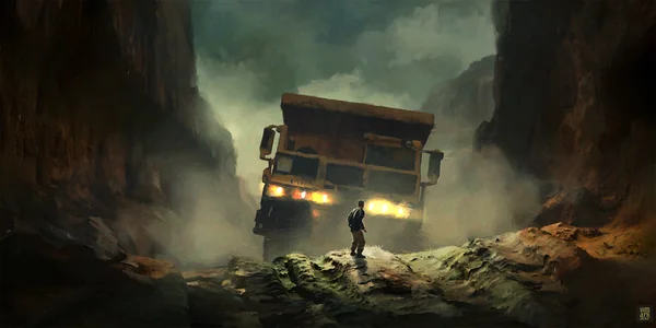 Dump truck attack